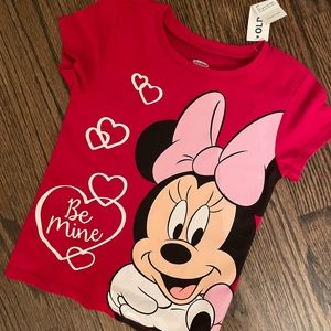 Brand New Minnie Mouse Heart T-Shirt